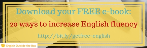 Click here if English is an obstacle for you! Receive a free ebook to improve your fluency