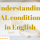 Understand REAL conditionals in English